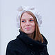 Hat bonnet. Hats1. EDIS | дизайнерские шляпы Наталии Эдис. Online shopping on My Livemaster.  Фото №2