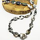 Mysterious Forest beads (quartz with chlorite, chalcedony), Beads2, Gatchina,  Фото №1