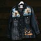 Anime Jacket with One Piece Print. Painting of Van Pees clothes. Outerwear Jackets. nataliadenimart. My Livemaster. Фото №5