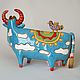 Order Ceramic cow ' Blue dream'. TinaRita. Livemaster. . Model Фото №3
