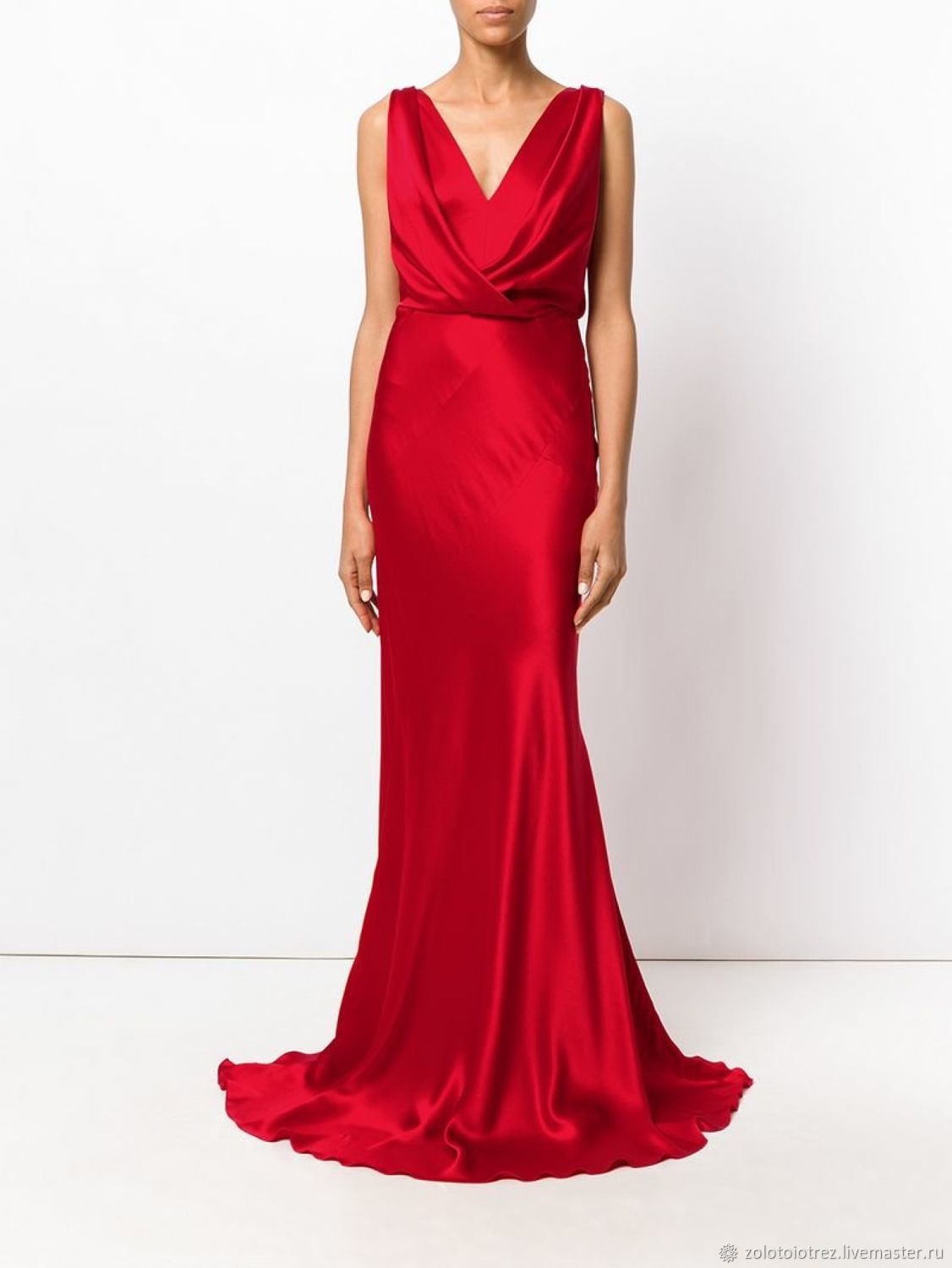 Alberta Ferretti красное платье
