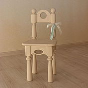 Для дома и интерьера handmade. Livemaster - original item Chairs: Children`s chair in solid cedar Alice. Handmade.