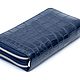 Клатч из кожи крокодила на двух молниях IMA0002VC45. Клатчи. CrocShop товары из экзотической кожи. Ярмарка Мастеров.  Фото №4