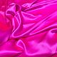 100% натуральный шелк розовый неон. Ткани. Запасливая, Ткани.it. Интернет-магазин Ярмарка Мастеров.  Фото №2