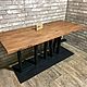Стол лофт "Love is EasyLoft", массив дуба. Столы. EasyLOFT. Ярмарка Мастеров.  Фото №5