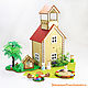 Игровой набор домик с детской площадкой миниатюра, Игровые наборы, Ступино,  Фото №1