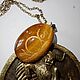 Order The ARTIFACT the GOLDEN calf, the stone CITRINE, engraving. Амулеты Талисманы Алтари от Татьяны Аллюровой. 
Товары для практиков.. Livemaster. . Amulet Фото №3