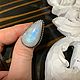 Order Drop ring with Moonstone. UNIQUE-LIT. Livemaster. . Rings Фото №3