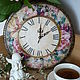 Настенные часы "Розы", Часы классические, Обнинск,  Фото №1