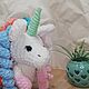 Order A plush unicorn, a unicorn with a lush mane, a soft toy. ГЕРБАРИКА. Livemaster. . Stuffed Toys Фото №3