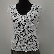 Одежда handmade. Livemaster - original item knitted blouse of elegant. Handmade.