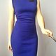 Dress turtleneck blue Merino sleeveless. Dresses. KESLOVE. Online shopping on My Livemaster.  Фото №2