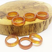 Украшения handmade. Livemaster - original item 17.5 r-r Carnelian Ring (17.5x). Handmade.