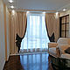 Curtains for living room made of velvet with a lining of satin, Curtains1, Moscow,  Фото №1