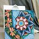Order The picture is a long time. mandala. Flowers. Oil. Framed. lyunaz (lyunaz). Livemaster. . Pictures Фото №3