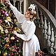 hats: Hat a sprig of roses. Hats1. Novozhilova Hats. My Livemaster. Фото №5