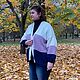 Описание вязания изделия «Осенний бомбер». Схемы вязания. Anna Uvarova Store. Ярмарка Мастеров.  Фото №4