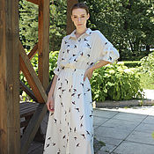 Одежда handmade. Livemaster - original item Dress with birds. Handmade.