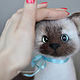 Felted toy Cat. Felted Toy. Felt toy fromKristina Antropova. My Livemaster. Фото №4
