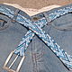 belt kumihimo 'Blue arrow', Belt, Ryazan,  Фото №1