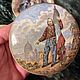 Винтаж: Антикварная крышка 1850-1870 Pratt and Company. Картины винтажные. Виктория. Ярмарка Мастеров.  Фото №5
