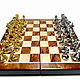  Шахматы Классика, 30x30 см., деревянные,фигуры металл. Шахматы. Альберт. Интернет-магазин Ярмарка Мастеров.  Фото №2