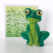 Украшения ручной работы. Ярмарка Мастеров - ручная работа Brooch-pin: Frog, original gift. Handmade.