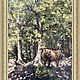  Oil painting Straggling from the herd impressionism. Pictures. Ирина Димчева. My Livemaster. Фото №6