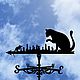 Weather vane on the roof ' Cat and Mouse', Vane, Ivanovo,  Фото №1