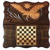 Активный отдых и развлечения handmade. Livemaster - original item Backgammon carved 