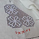 Order Festive tablecloth linen white with delicate embroidery. EmbroideryINNAI. Livemaster. . Tablecloths Фото №3