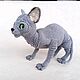 Вязаный кот Сфинкс. Амигуруми куклы и игрушки. Дарья (kirakinder). Ярмарка Мастеров.  Фото №5