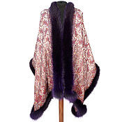 Аксессуары handmade. Livemaster - original item Stole with Fox fur. Handmade.