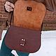 Handbag women's shoulder. Crossbody bag. Marik Leather Craft. My Livemaster. Фото №6