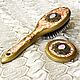 The mirror and comb 'Antiques'. Combs2. Malenkie radosti (bronven). Ярмарка Мастеров.  Фото №6