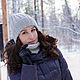 Вязаная шапка и снуд зимние, шерсть альпака, Шапки, Красноярск,  Фото №1