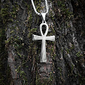Украшения handmade. Livemaster - original item Ankh (III) — steel pendant on a chain. Handmade.