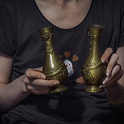 Винтаж handmade. Livemaster - original item Home Decor Dragons Vases and Casket Burner. Handmade.