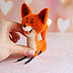 Funny Fox. Felted Toy. ufawooltoys (ufawooltoys). My Livemaster. Фото №5