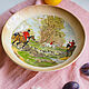 Винтажное круглое блюдо салатник Royal Worcester Palissy Англия, Блюдо, Нижний Новгород,  Фото №1