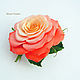 Brooch-barrette 'Harmony'. Flowers from polymer clay. Brooches. Mozza-Flowers. Online shopping on My Livemaster.  Фото №2