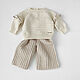 A children's jumper for a girl. 1-3 months. Gift for newborn. babyshop. My Livemaster. Фото №4