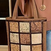 Сумки и аксессуары handmade. Livemaster - original item Sakura Shopper bag, large document bag, 238. Handmade.