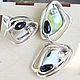 Mirra jewelry set with mirror and agate made of 925 SER0002 silver. Jewelry Sets. Sunny Silver. My Livemaster. Фото №4