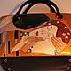 Leather woman yellow brown artistic handbag Klimt The Kiss. Classic Bag. Avtorskie kozhanye sumki iz Italii. Ярмарка Мастеров.  Фото №6