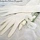 Felted long gloves for wedding 'Swan song', Wedding gloves, St. Petersburg,  Фото №1