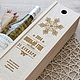 Коробка для вина с гравировкой "Снежинка", Подарочная упаковка, Москва,  Фото №1