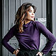 Purple turtleneck with long sleeves, Turtleneck Sweaters, Tolyatti,  Фото №1