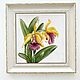 Tiles and tiles: Orchids . Set of 4 panels. Tile. ArtFlera (artflera). My Livemaster. Фото №4