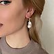 Серьги ажурная бабочка с барочным жемчугом premium позолота 18 карат. Серьги классические. MARIA GUSEVA Fashion Jewelry. Ярмарка Мастеров.  Фото №5